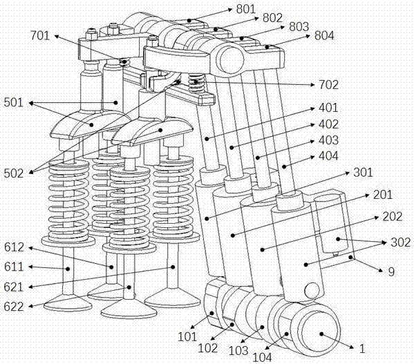 Variable-mode valve driving system