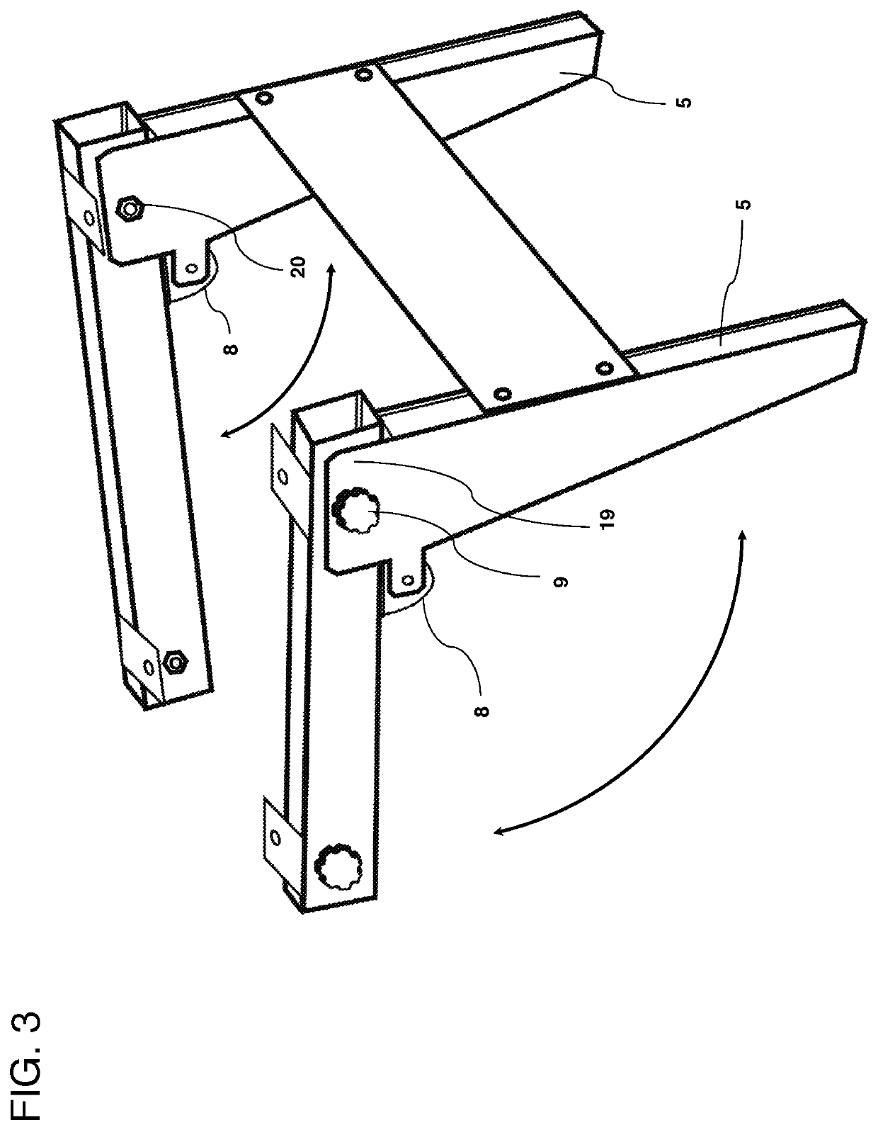 Detachable portable wheelbarrow