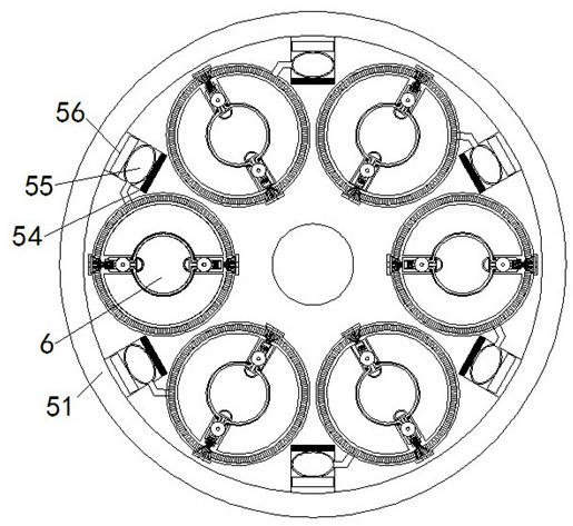 High-efficiency fixing device for semiconductor material four-probe measuring instrument