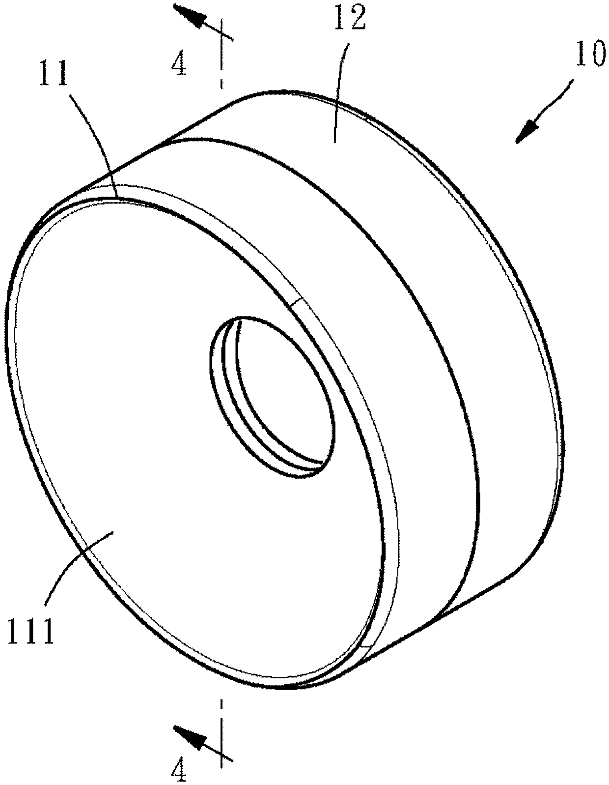 Steel ball spacer ring of linear transmission device