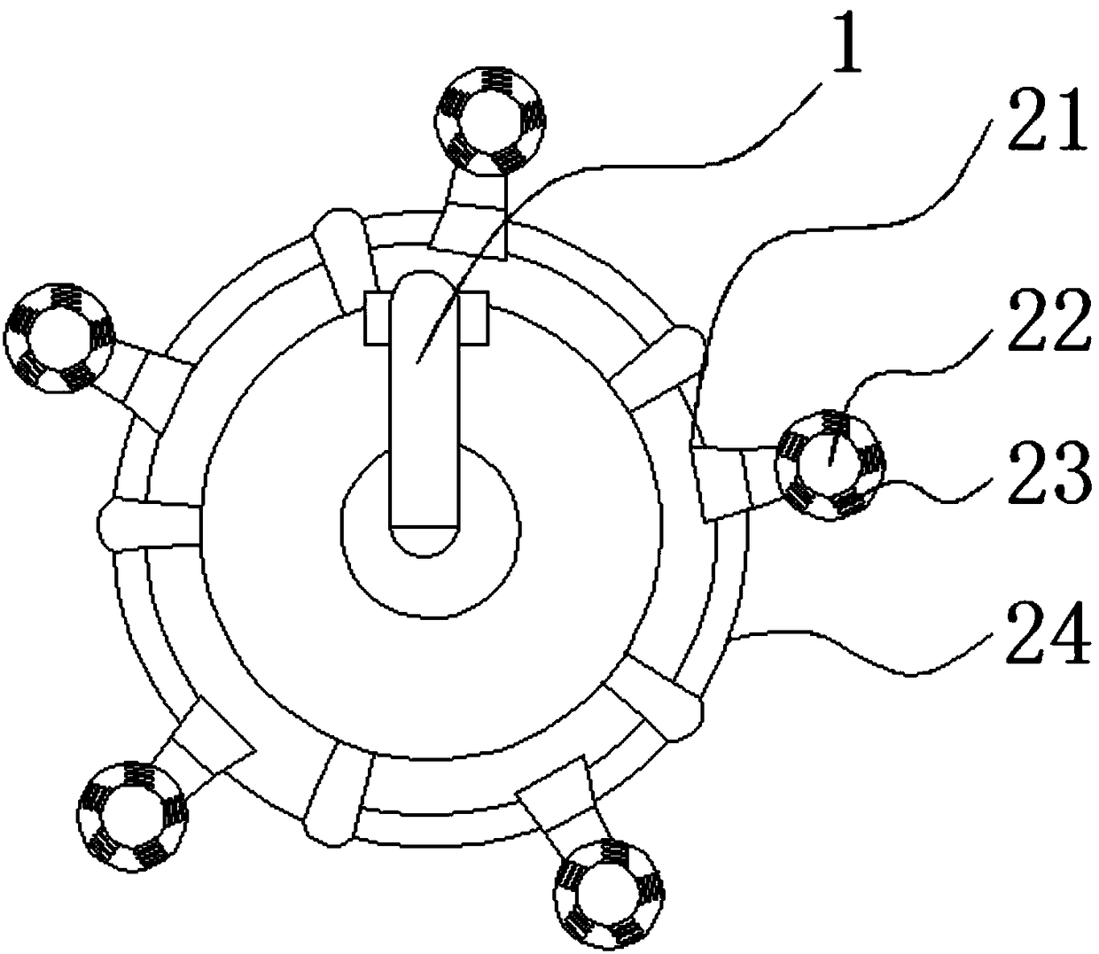 An auxiliary frame capable of intelligently detecting underwater depth for bridge construction