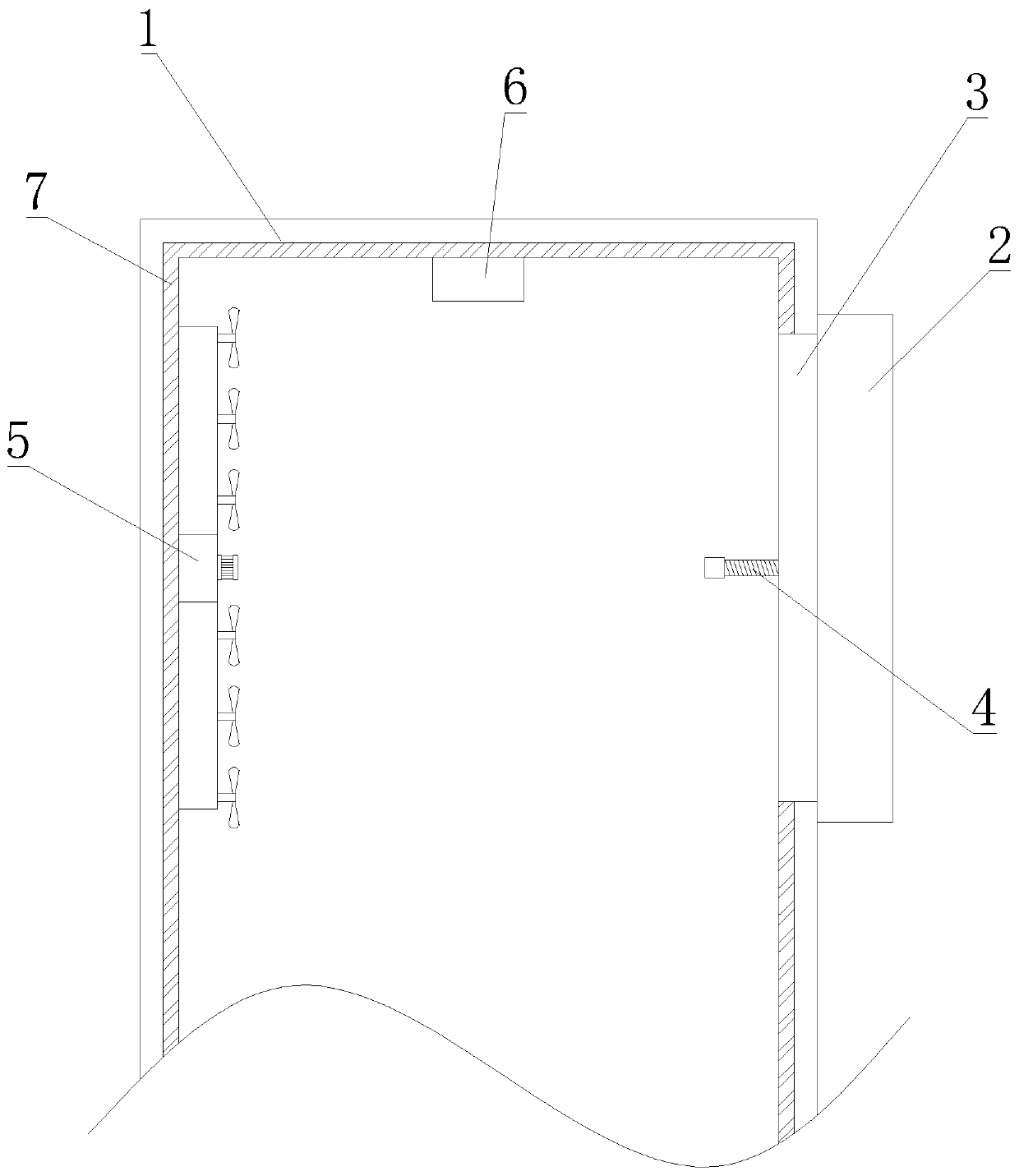 Intelligent noise reduction cabinet for server