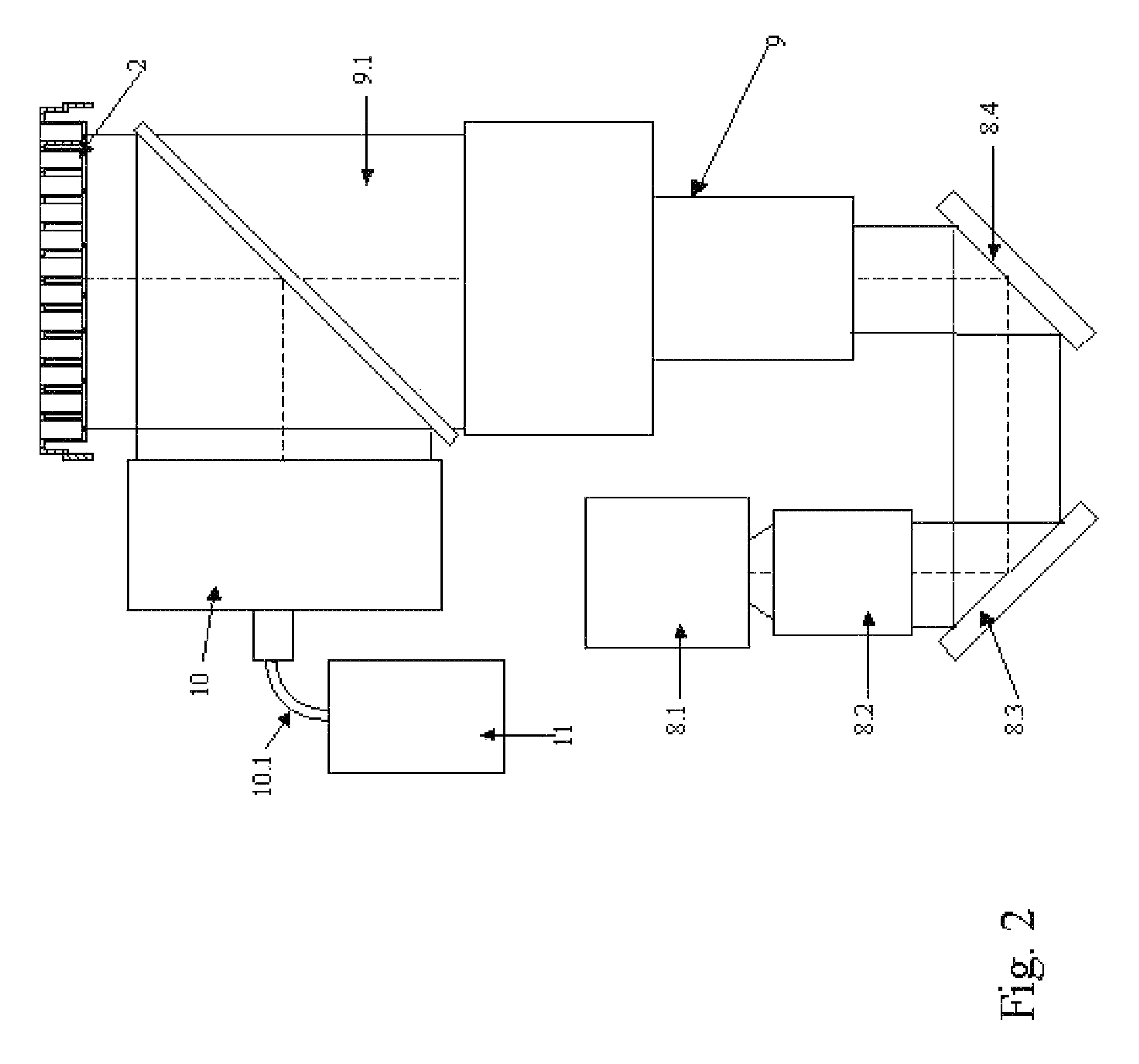 Analytical system comprising an arrangement for temporally variable spatial light modulation and detection method executable therewith