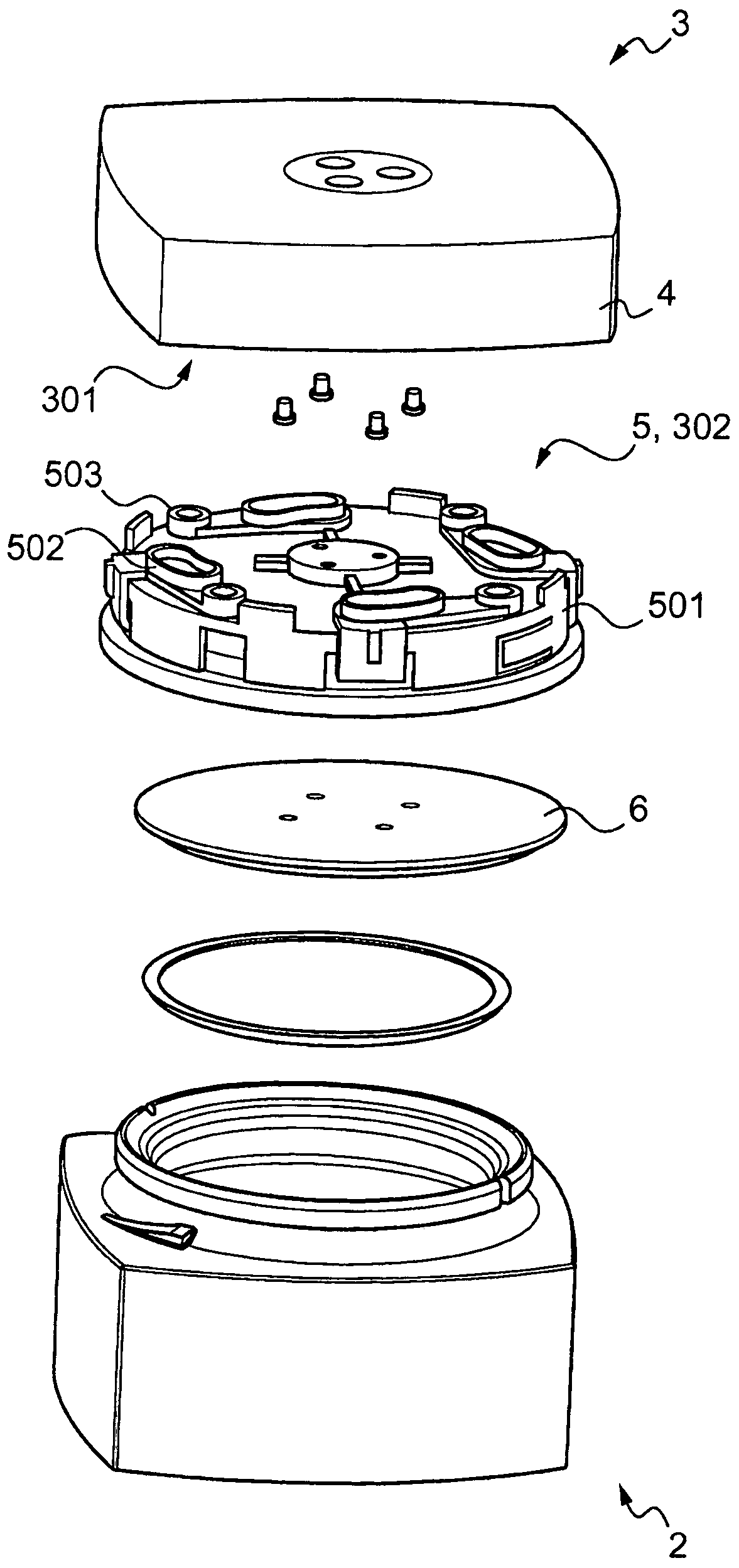 Pot for cosmetic product