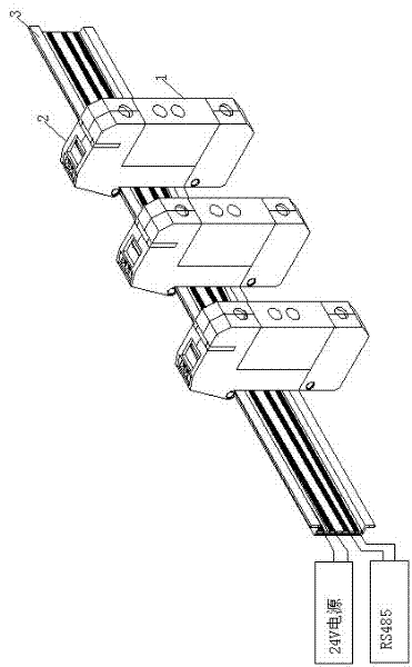 Split plugging intelligent switch assembly and application method thereof