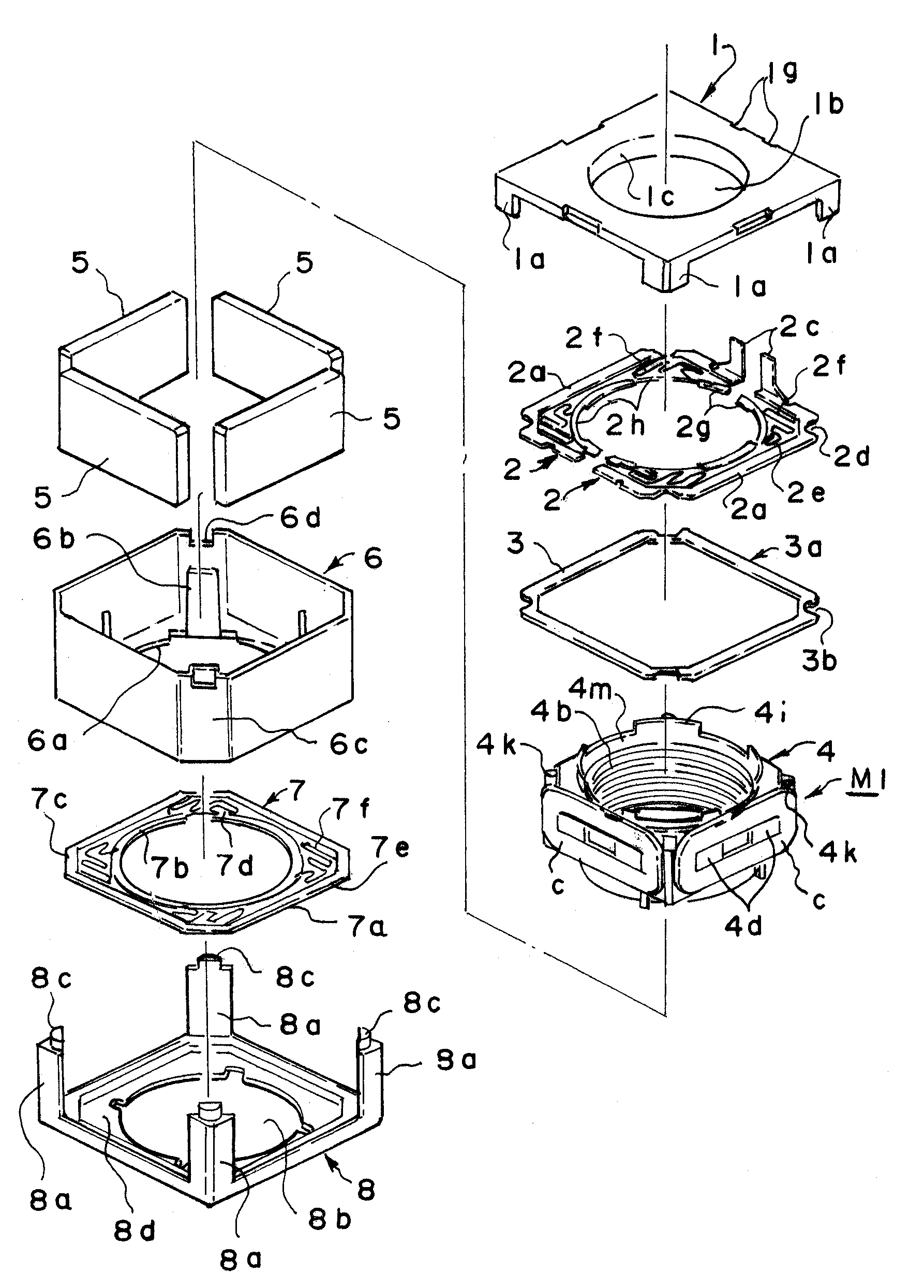 Voice coil type lens drive assembly