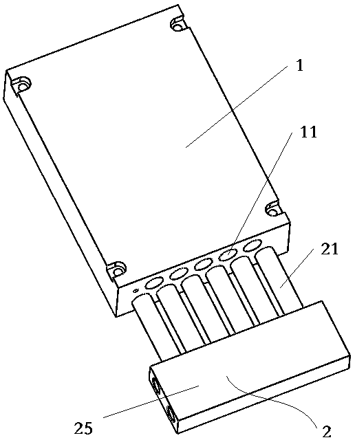 Integrated heating and cooling plate for glass hot bending