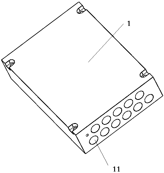 Integrated heating and cooling plate for glass hot bending