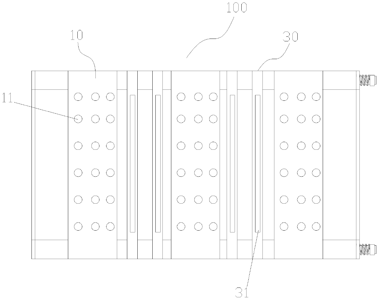 Fracture splint fixing device