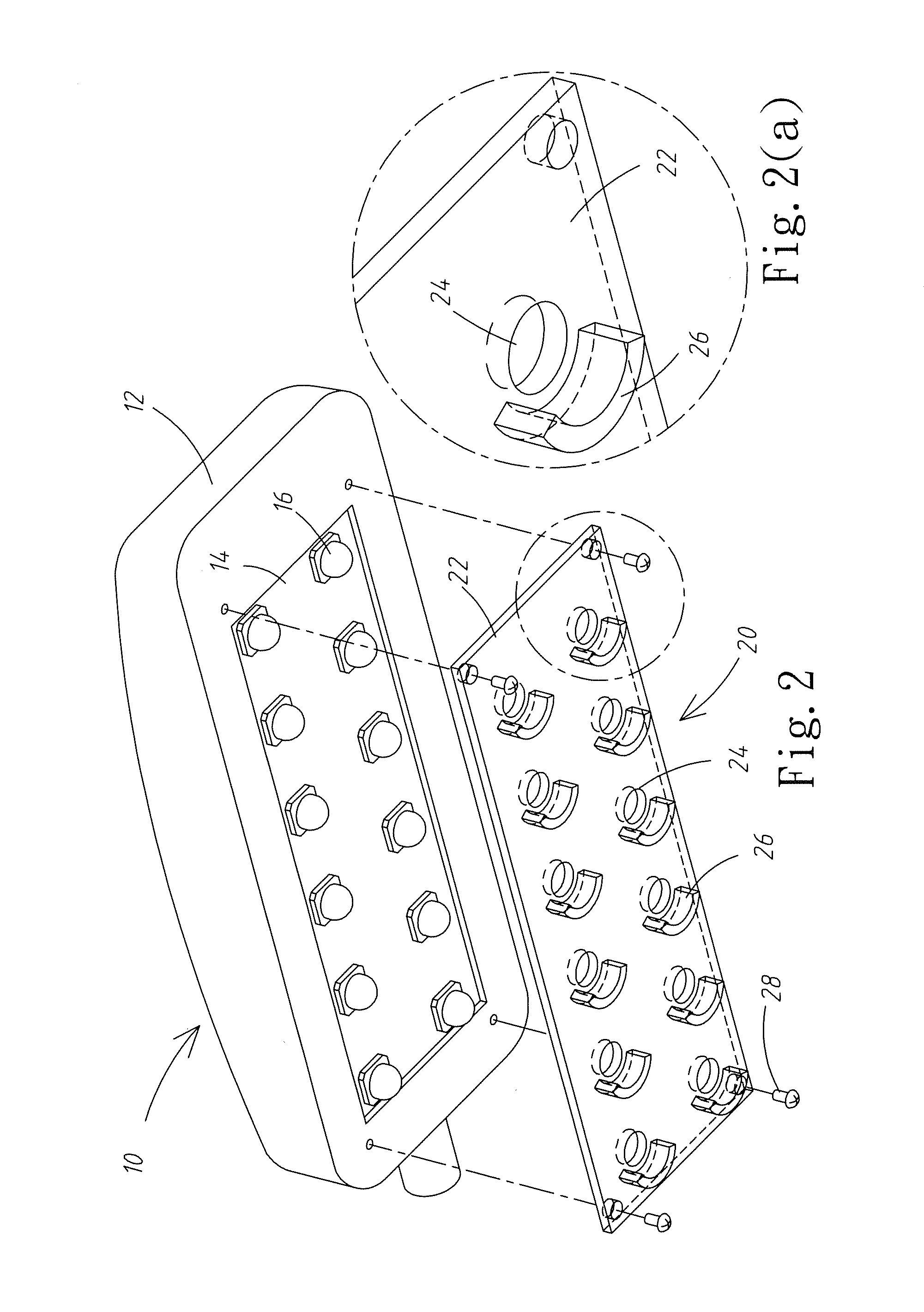 Light shielding plate of outdoor LED lighting device