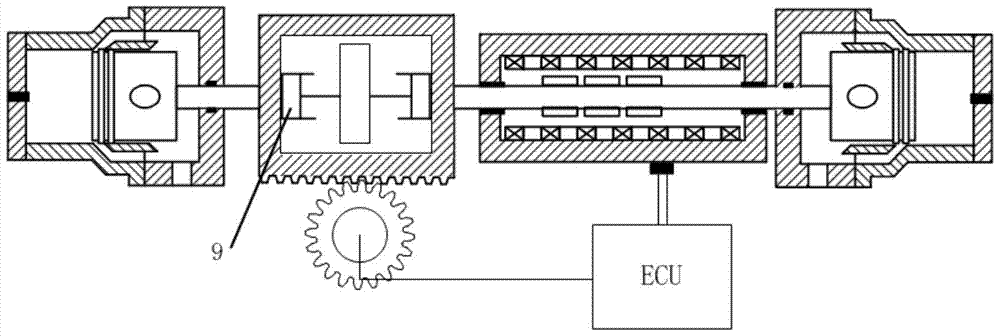 Free Piston Internal Combustion Electric Power System with Adjustable Compression Ratio