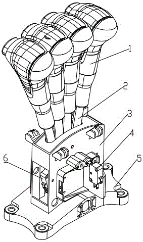 Electromobile four-gear manipulator