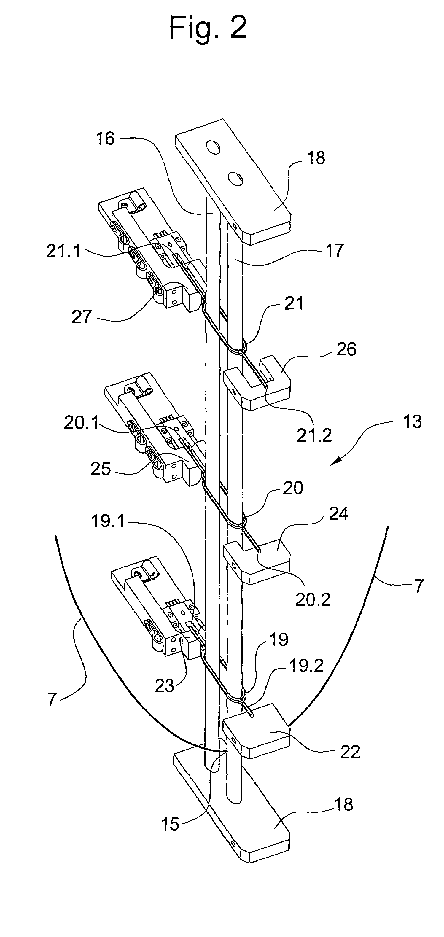 Wire-feeding device for a wire-processing machine