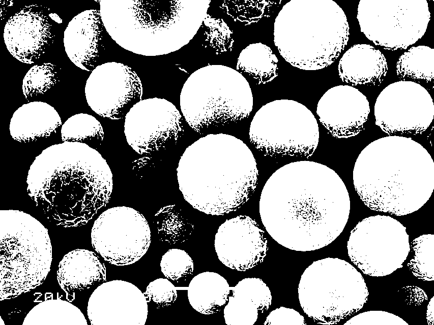 Preparation method for nitrogen-doped porous carbon sphere-sulfur composite positive material