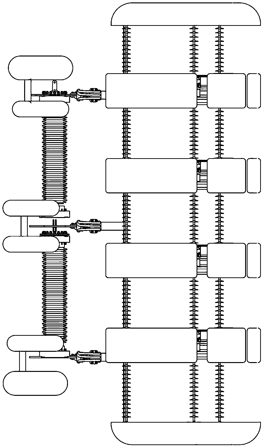 A thyristor converter valve tower for high-voltage direct current transmission