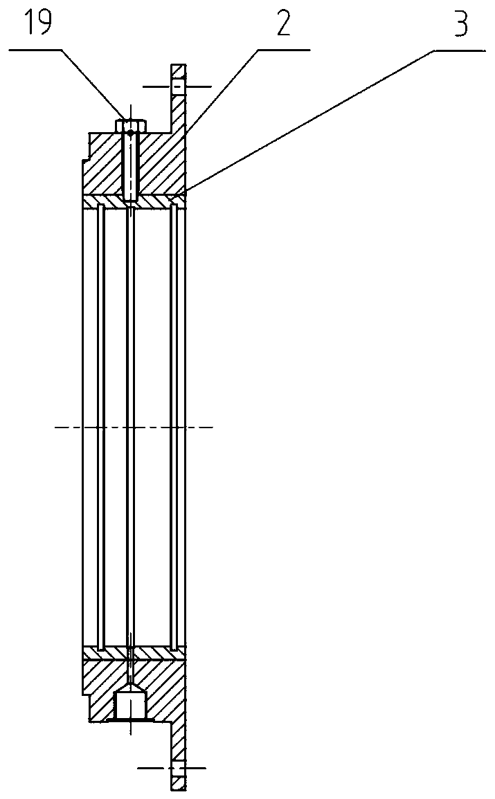 A parameter-adjustable squeeze film damper performance test device