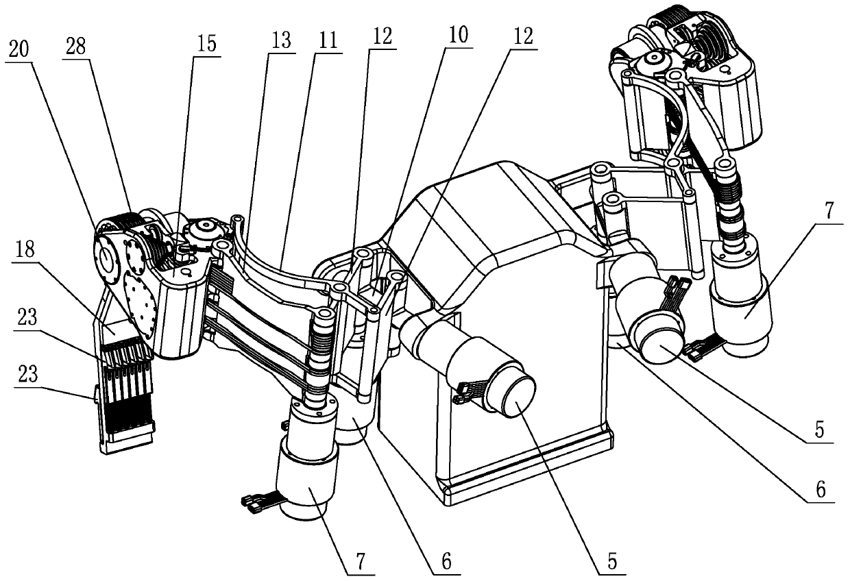 Exoskeleton robot for upper limb rehabilitation training