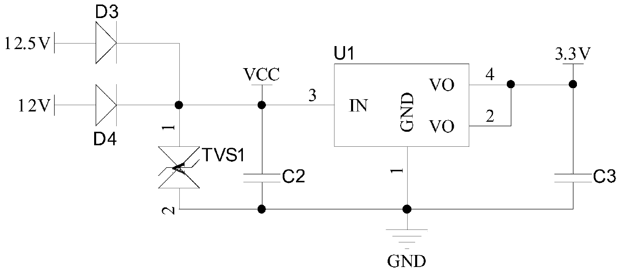 Low-voltage BMS dormancy and awakening power supply control device