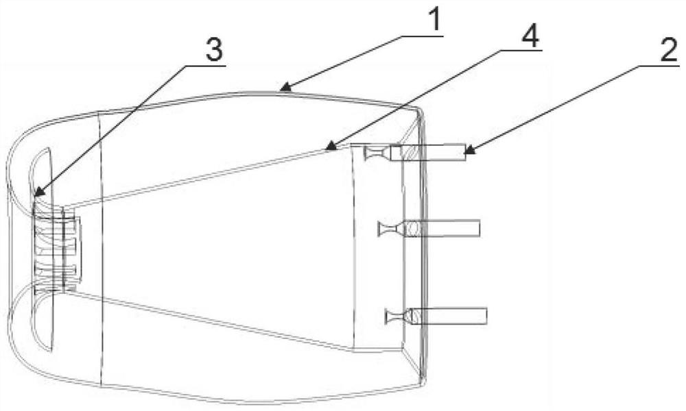 Supersonic spiral bladeless dust collection device suitable for coal mine transfer point