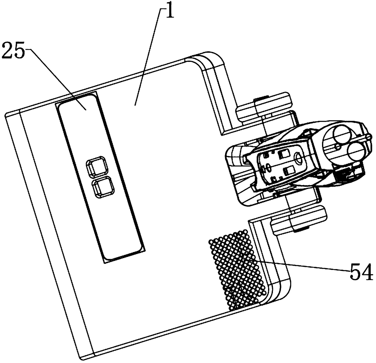 Cleaning device applied to cleaning equipment