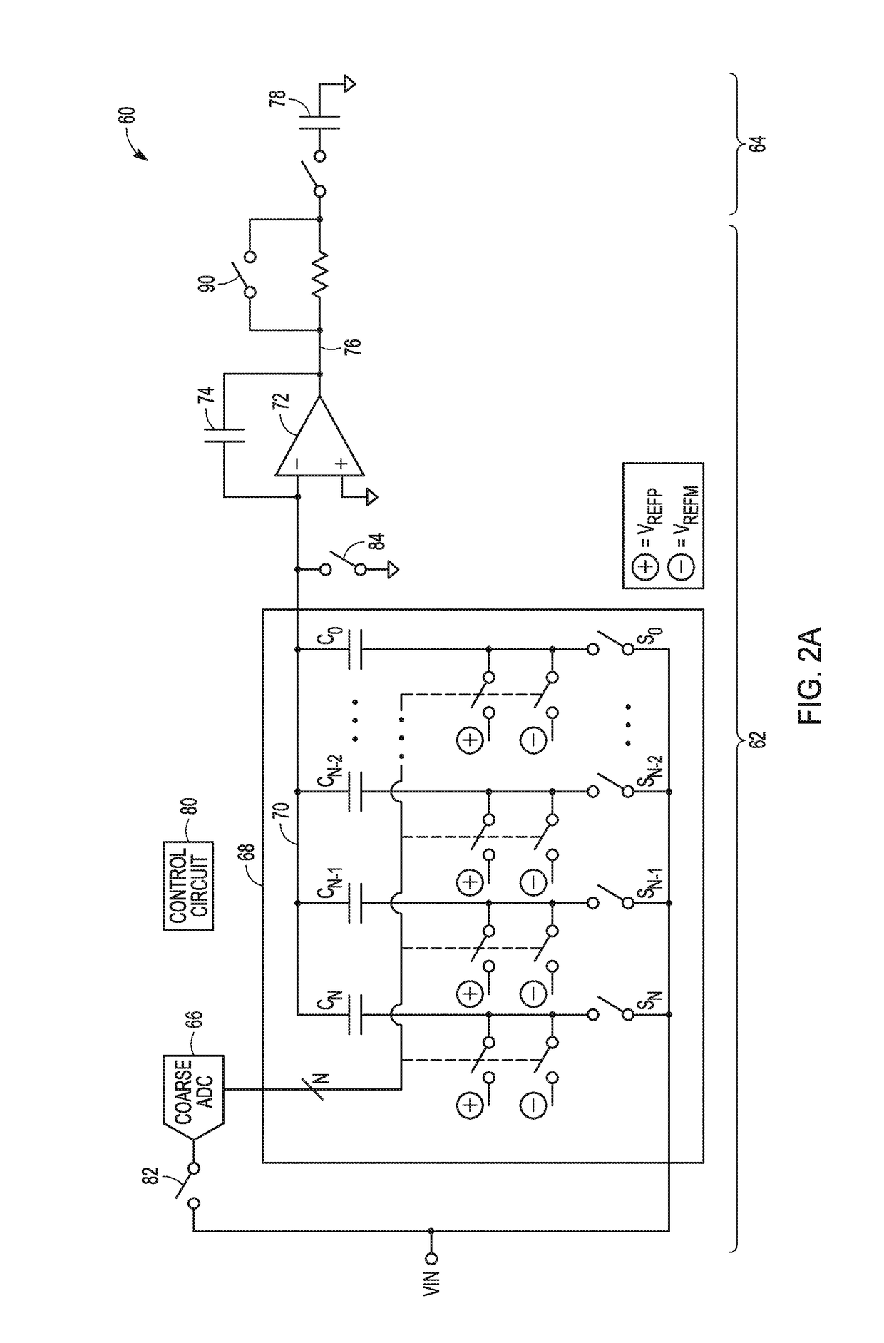 Correlated double sampling analog-to-digital converter