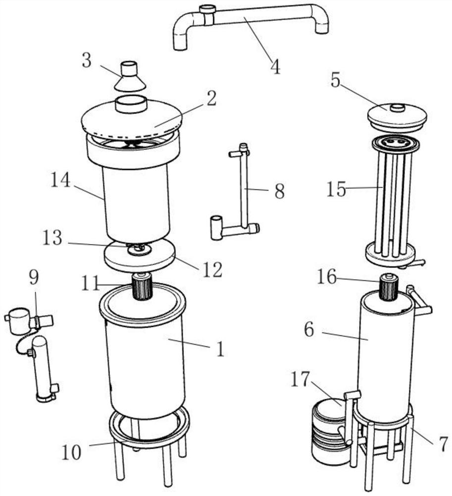 Maotai-flavor liquor brewing device and brewing process