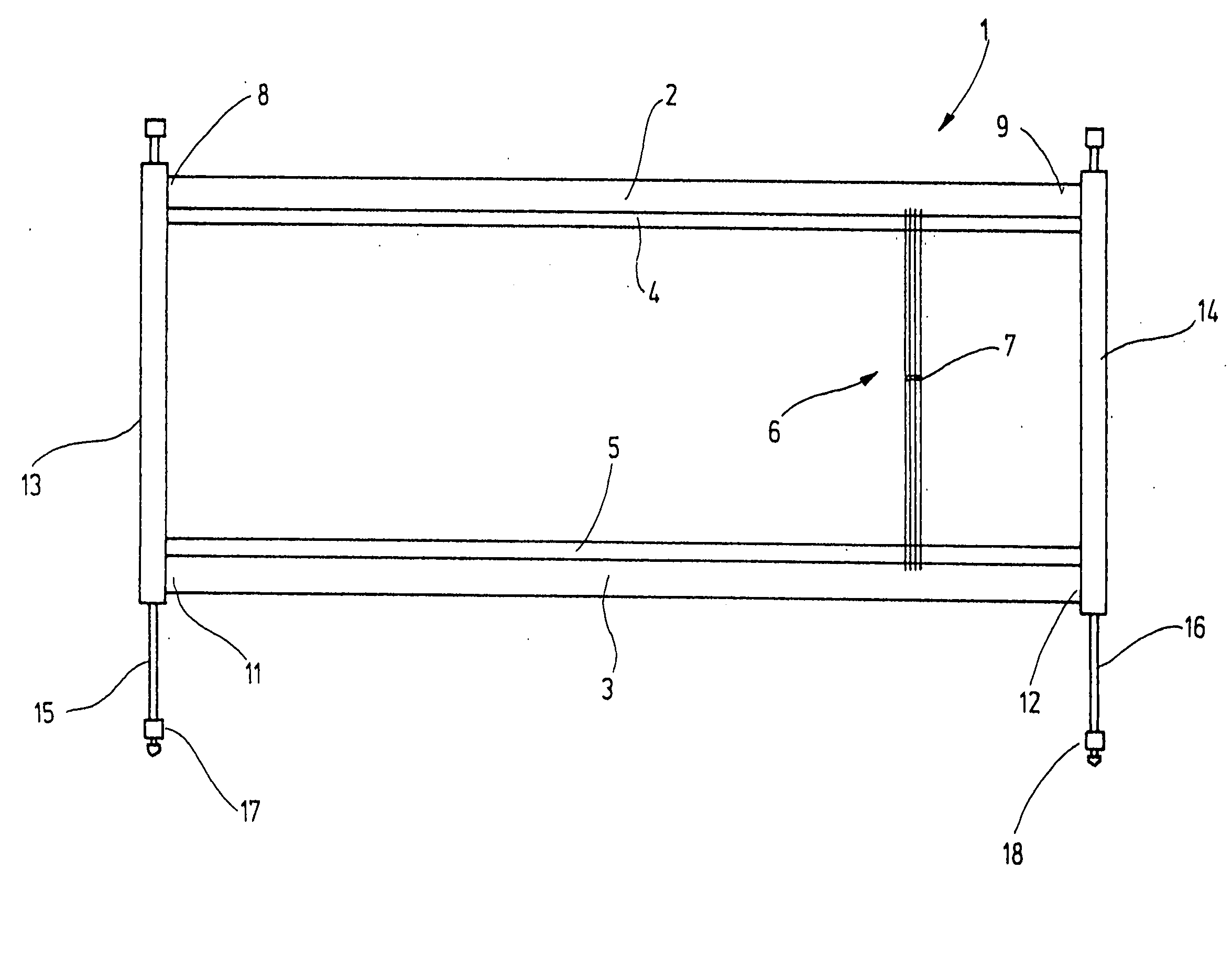 Heddle frame