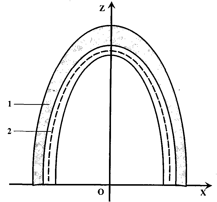 Electromagnetic shielding conformal optical window with longitude and latitude-shaped mesh structure