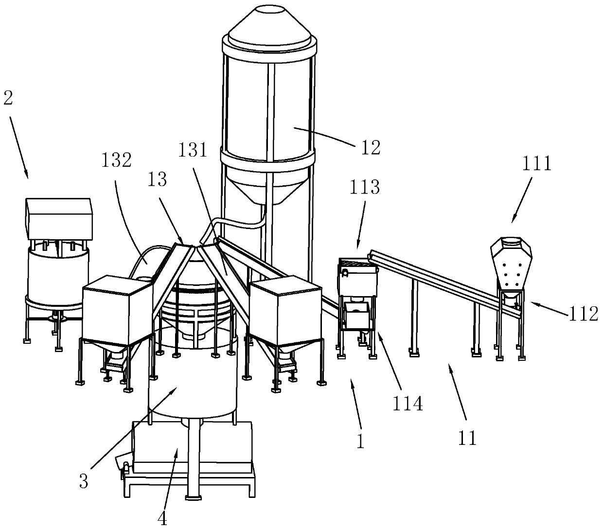 Concrete production system