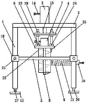 Drilling device for water conservancy project construction