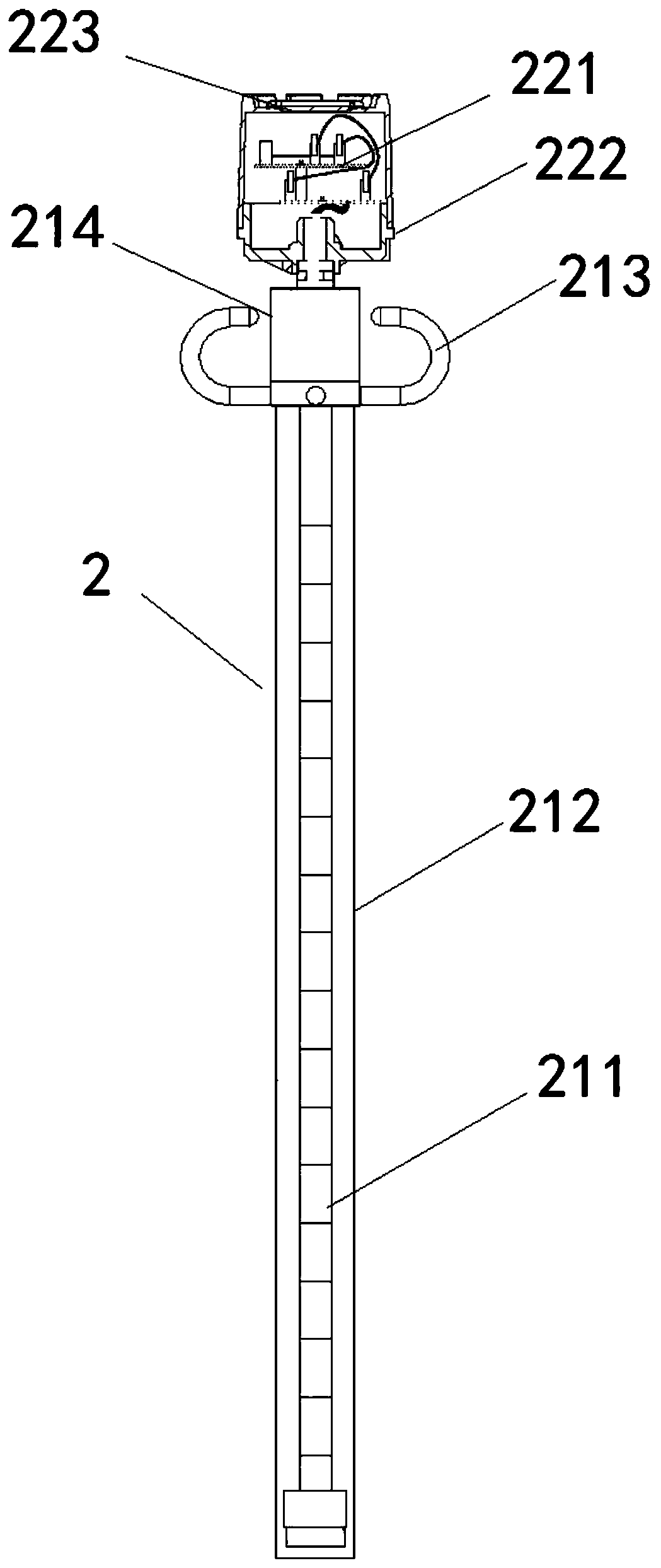 Array type oil-water component measuring device with local heating function