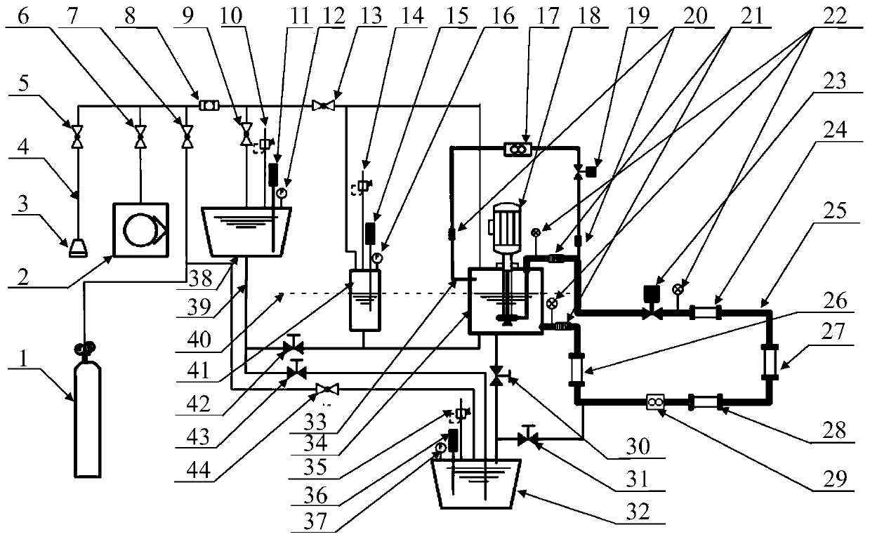 Closed-loop-type liquid heavy metal mechanical pump performance testing device