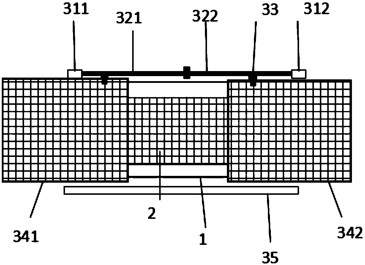 Solar cell generation device for new energy vehicle