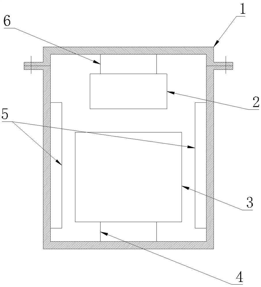 A graphite product electrode impregnation device