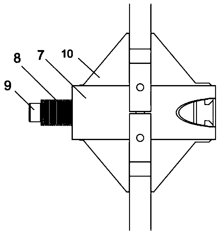 I-shaped internal bracket heat dissipation device for sealed cabin