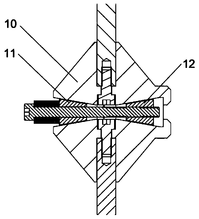 I-shaped internal bracket heat dissipation device for sealed cabin