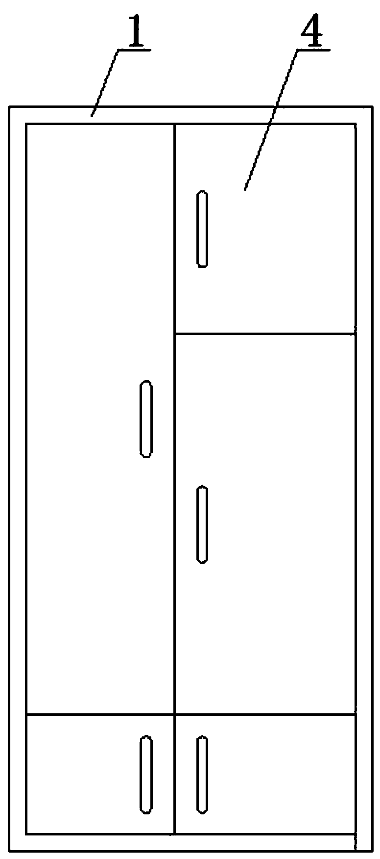 Multi-door classified arrangement electrical tool cabinet