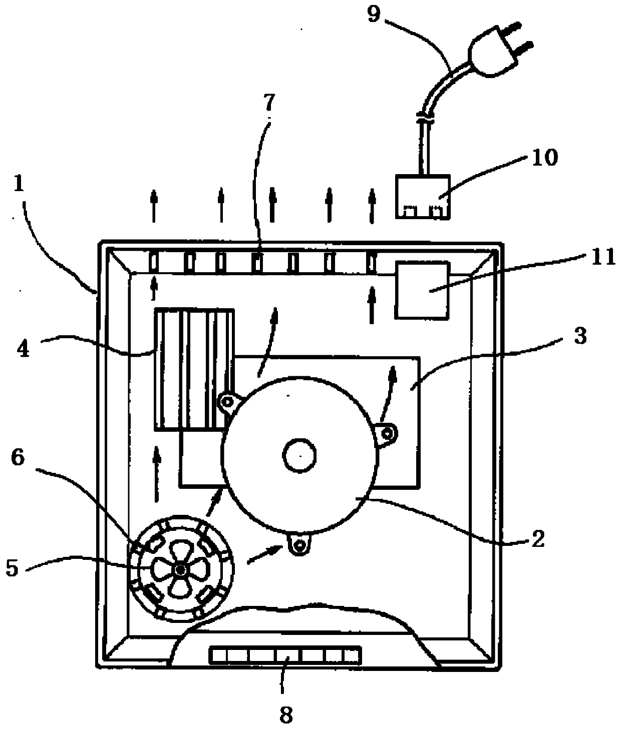 Energy-saving commercial electromagnetic cooker