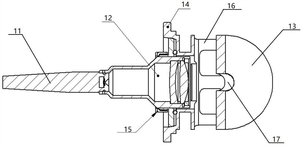 Oblique 45-degree mirror optical scanning device for laser radar