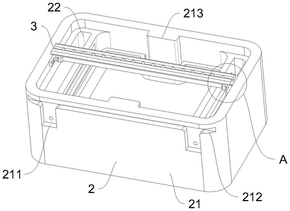 Plastic fruit and vegetable turnover box