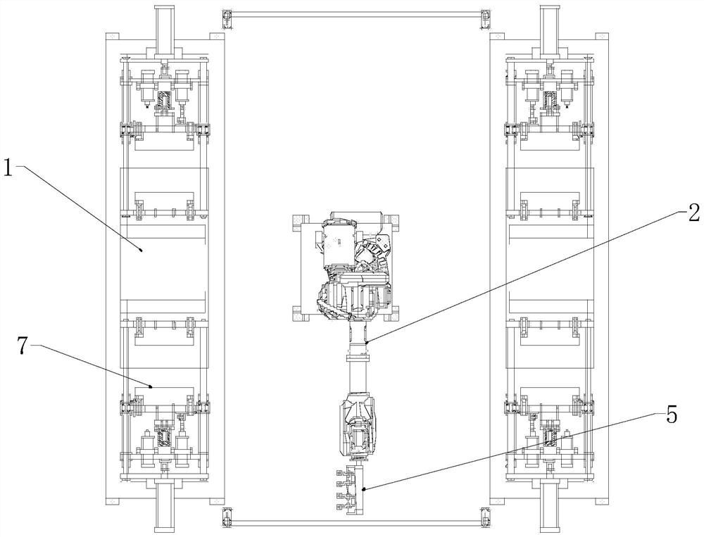 Automatic sand core production device