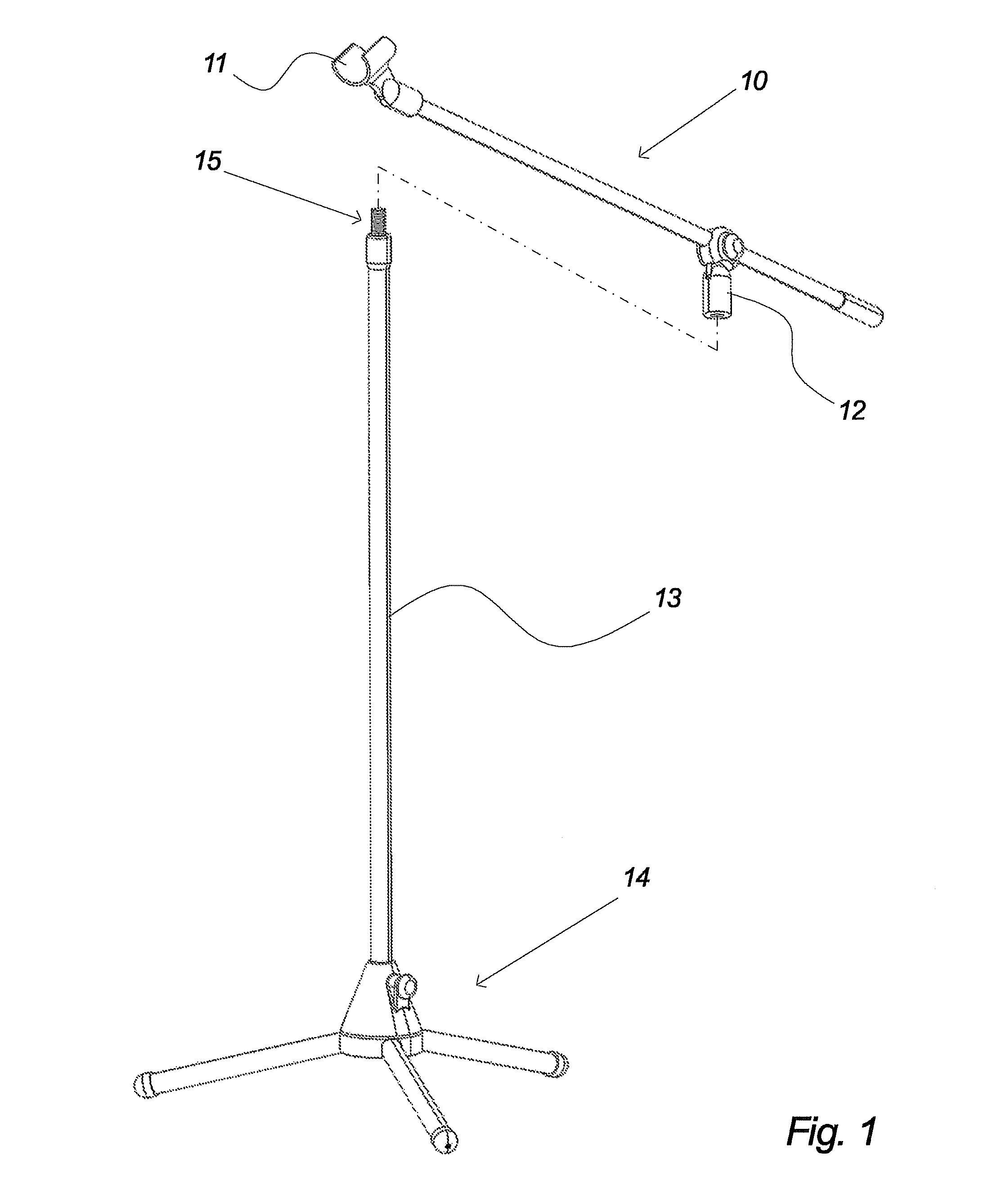 Microphone boom mount and adapter