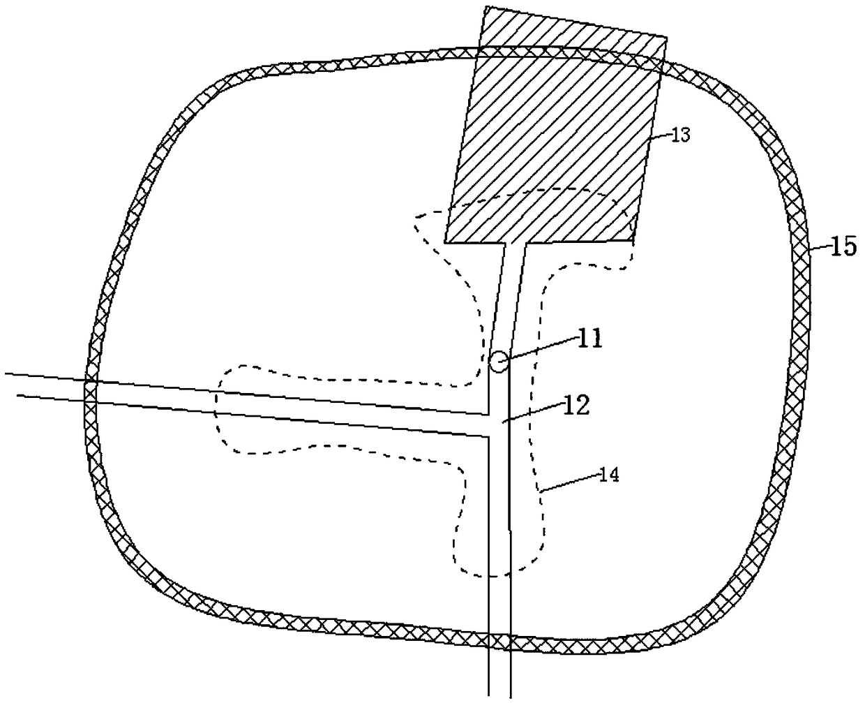 Isolation blocking technology for pollutants under mine