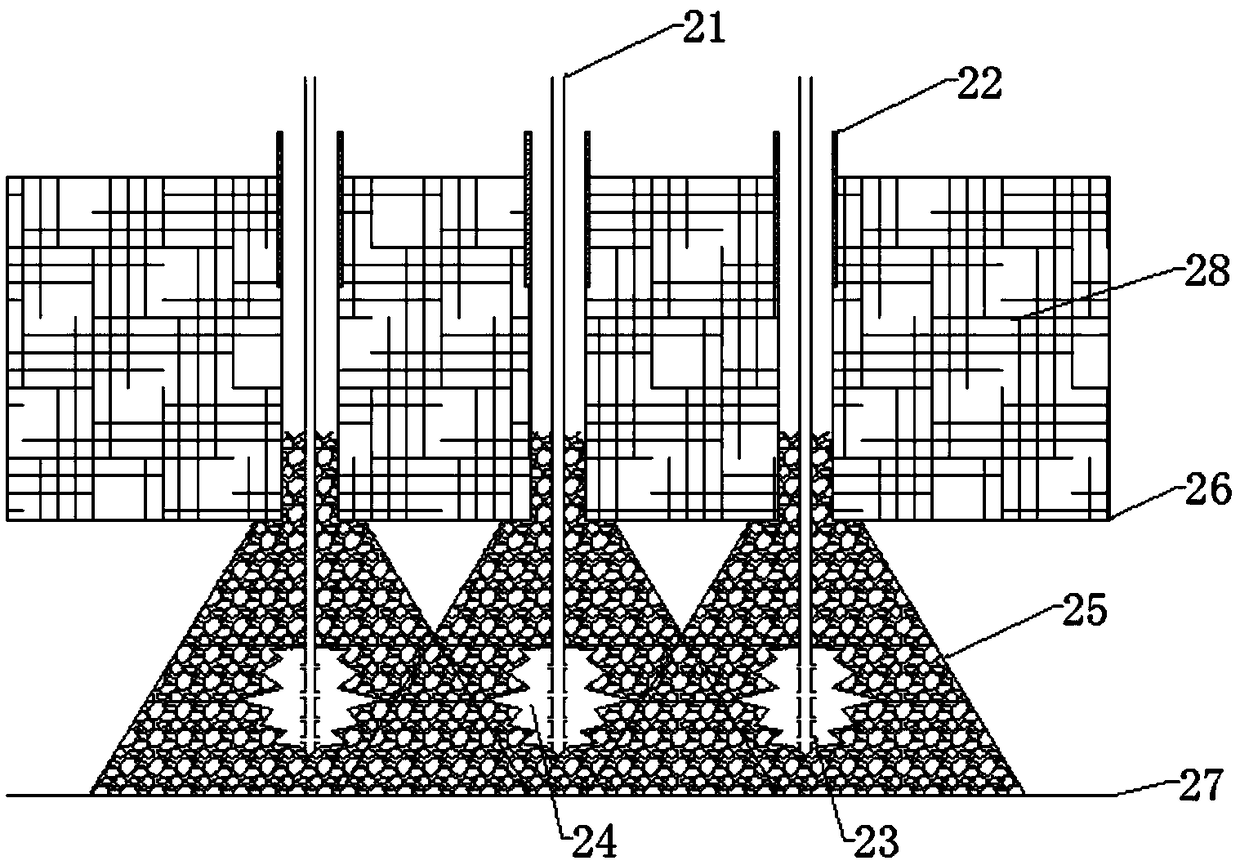 Isolation blocking technology for pollutants under mine