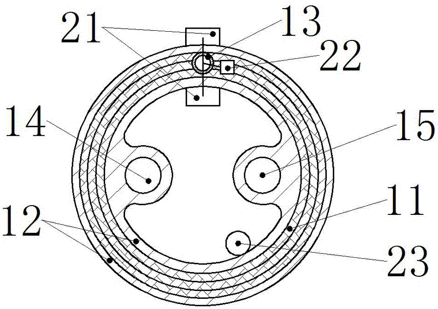 Geothermal energy hot dry rock heat exchange device monitoring system and heat exchange monitoring method thereof