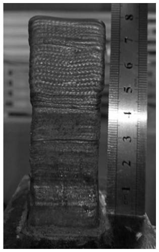 Laser additive manufacturing method for iron nickel-manganese copper dissimilar material metal part