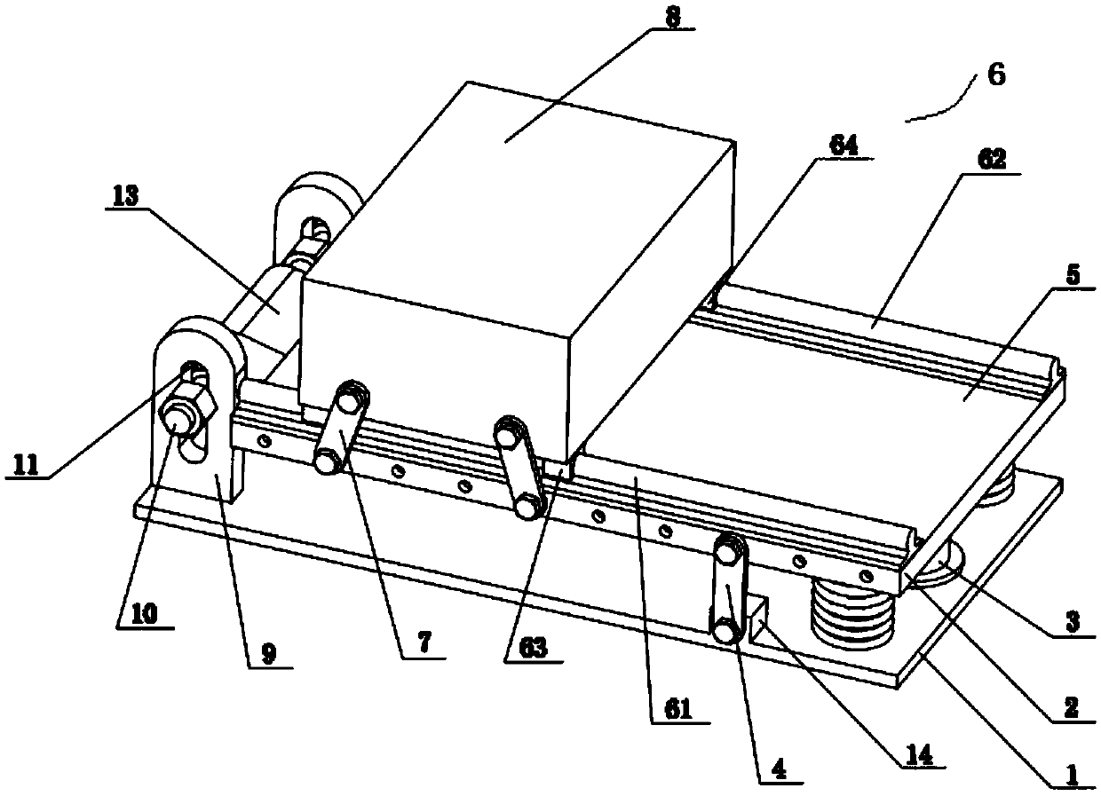 Novel sliding TMD capable of adjusting frequency continuously