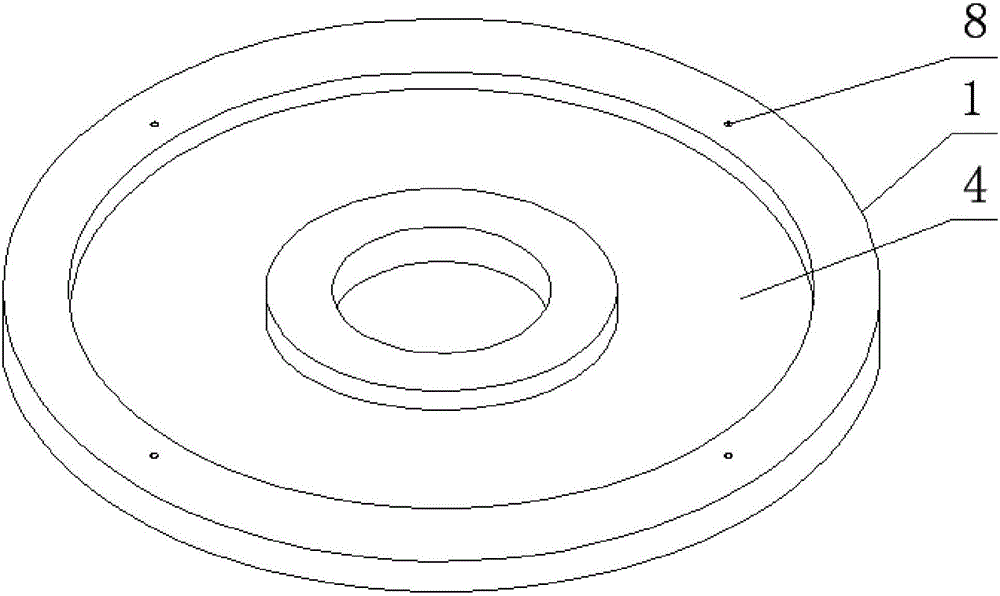 Bearing device for trial assembly of steam turbine vanes and assembly method of steam turbine vanes