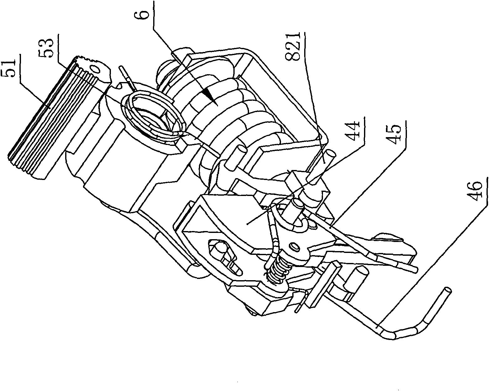 Rapid-releasing breaker