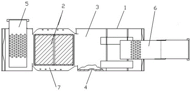 An automobile three-way catalytic converter assembly and its manufacturing and packaging process